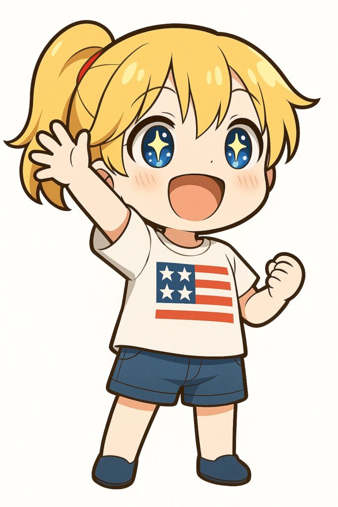アメリカ株の精霊。ミレイの画像。